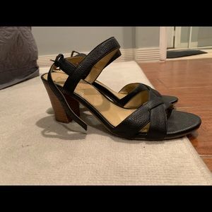 Black Talbots 2.5" heel sandal.